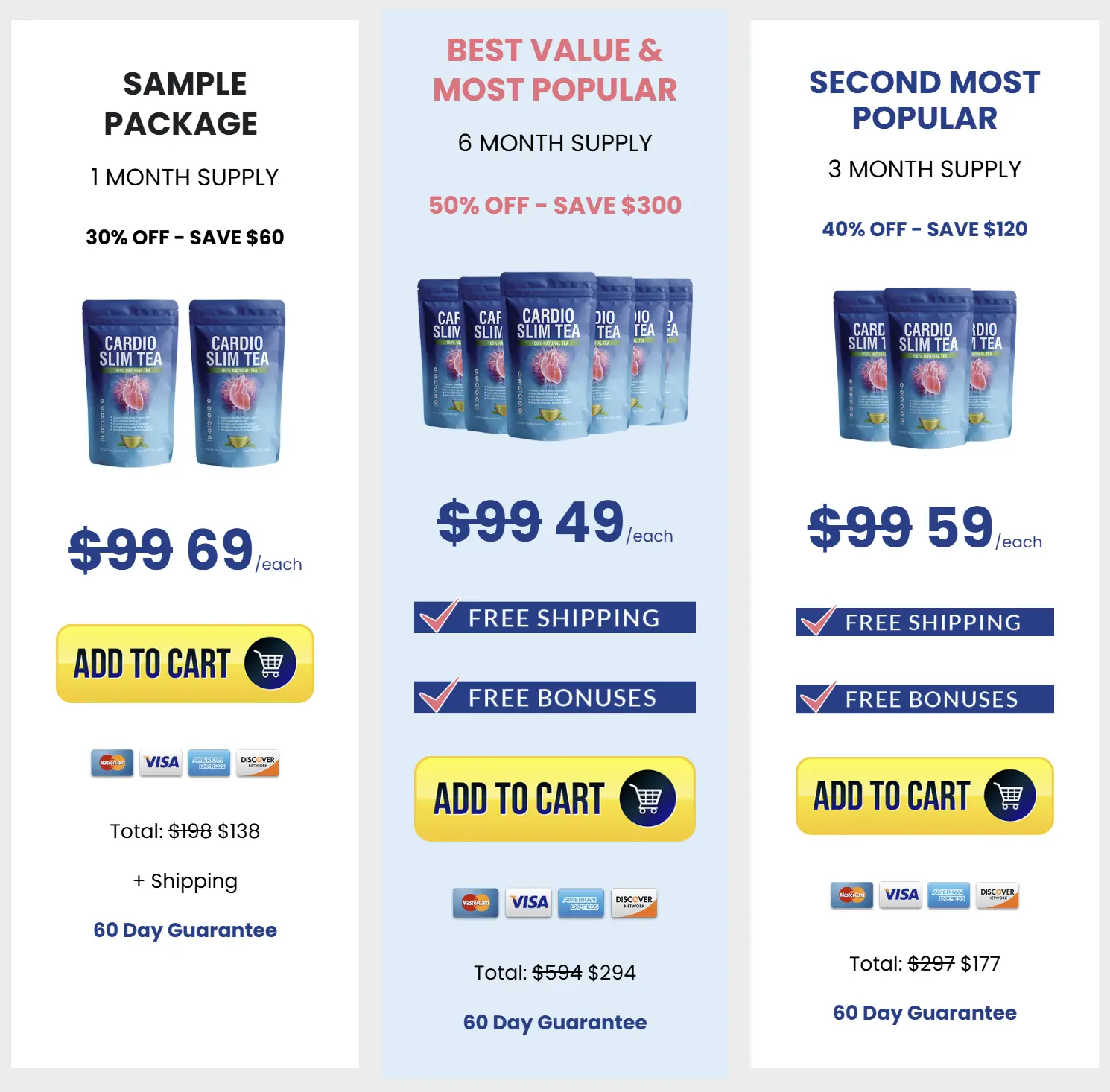 Cardio Slim Tea Discount Price Cardio Slim Tea limited time discount pricing - up to 78% OFF official USA